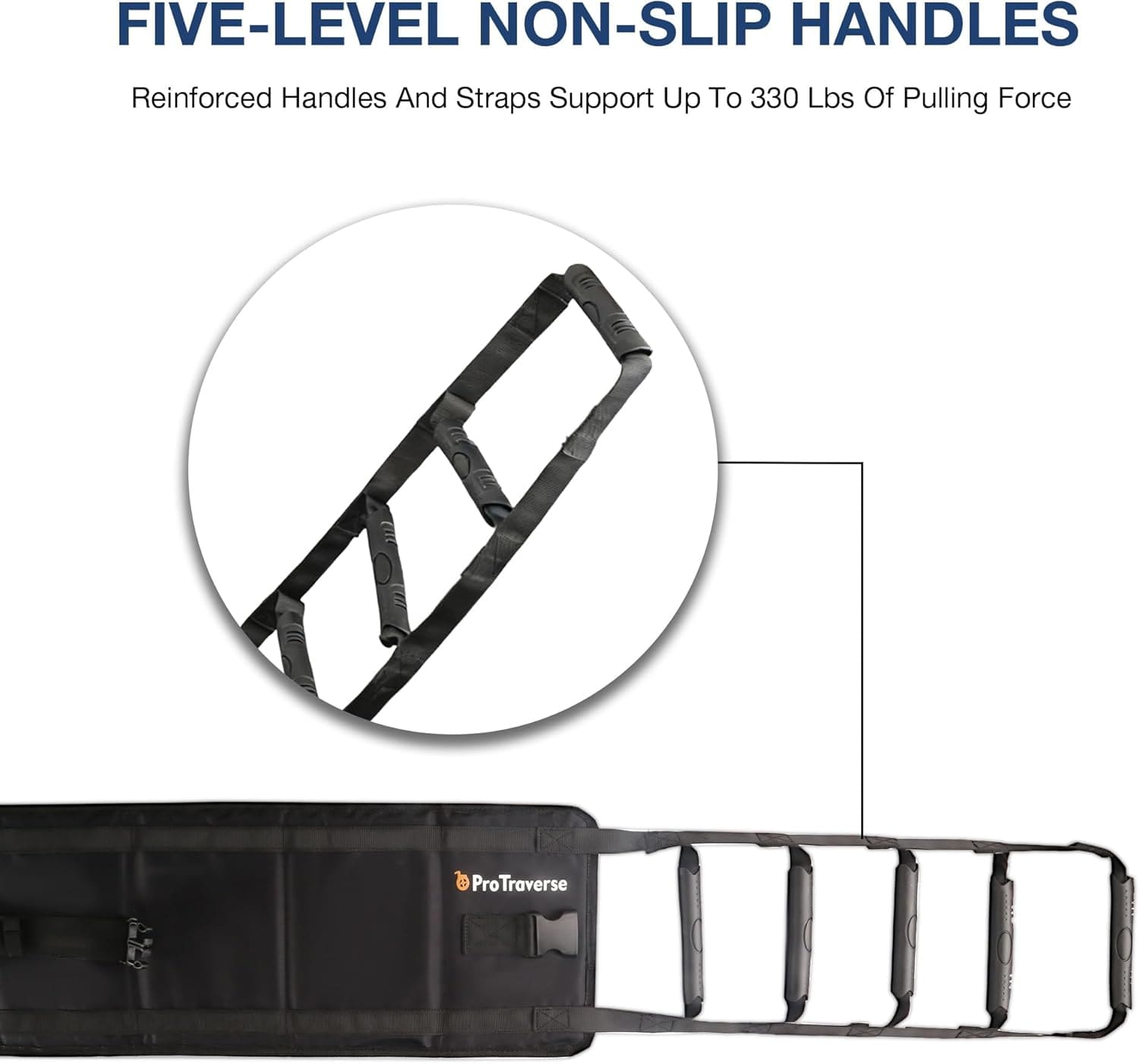 transfer belt supports  up to 330lbs