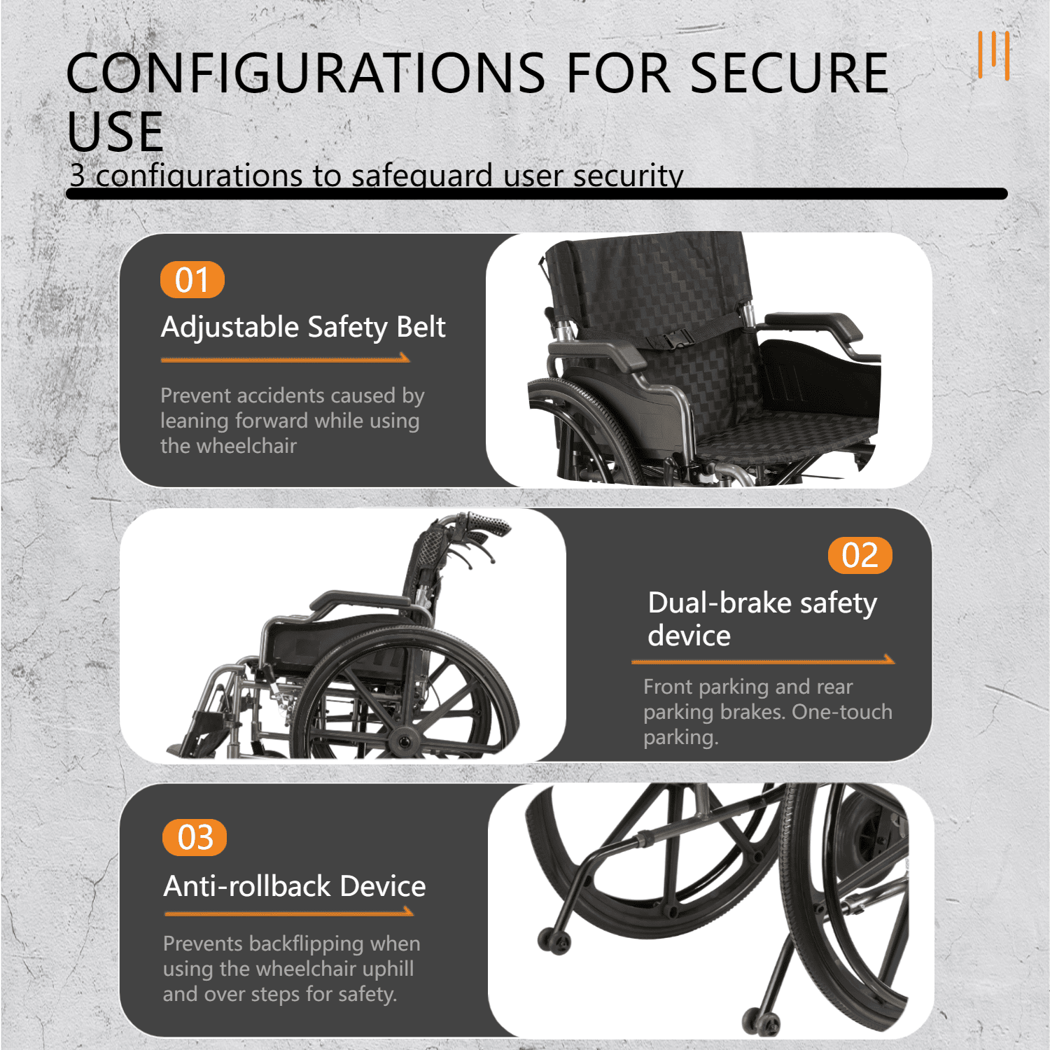 Foldable Wheelchair – Lightweight Travel Chair, Ergonomic Comfort