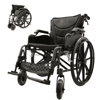 Foldable Wheelchair – Lightweight Travel Chair, Ergonomic Comfort