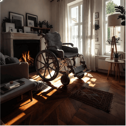 Foldable Wheelchair – Lightweight Travel Chair, Ergonomic Comfort