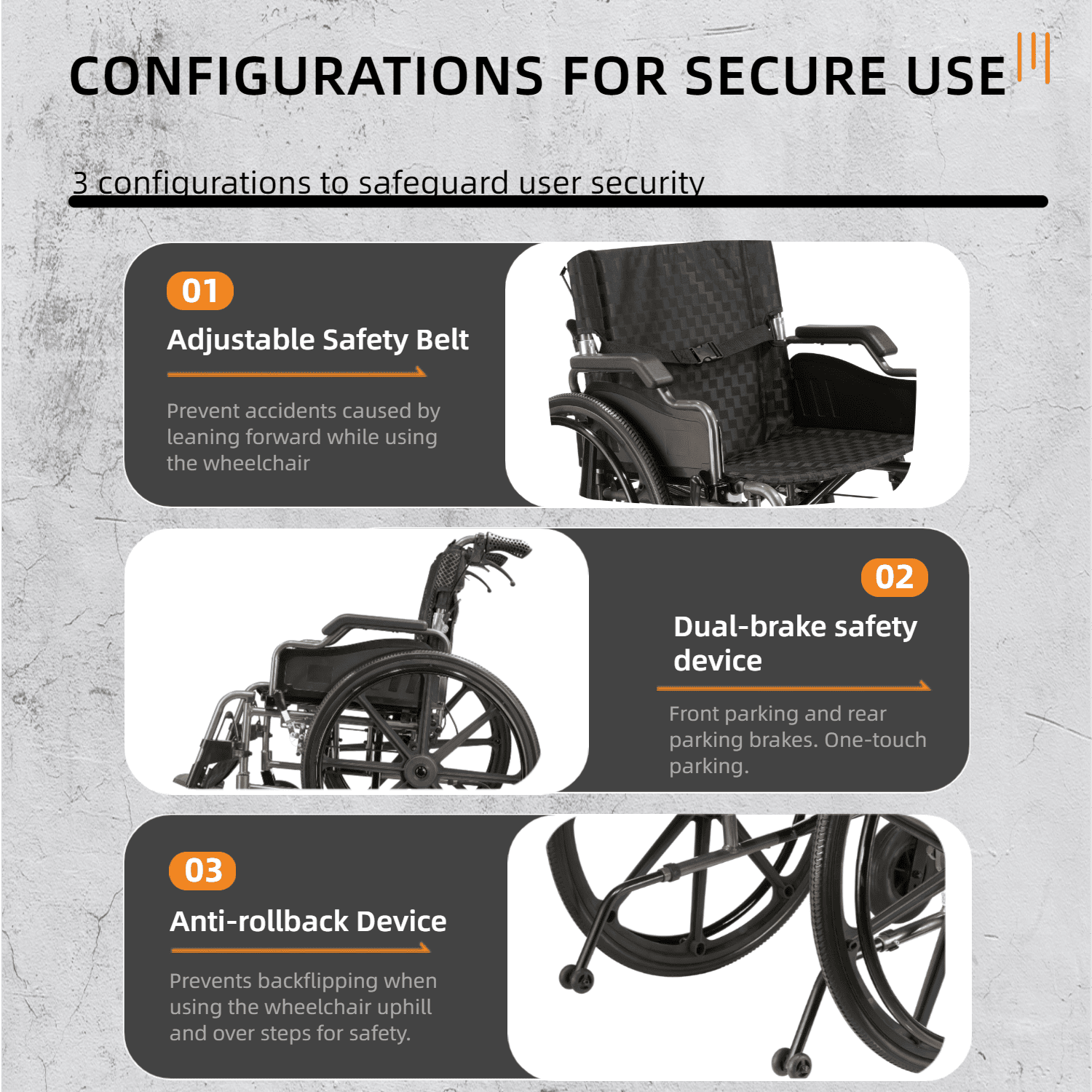 Foldable Wheelchair – Lightweight Travel Chair, Ergonomic Comfort