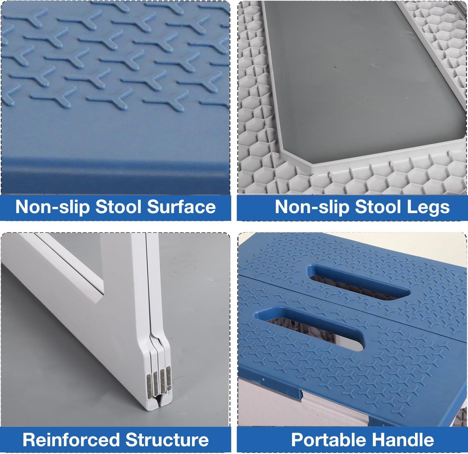 non-slip shower stool