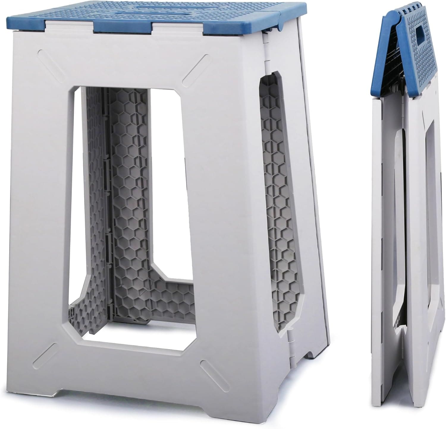 shower stool with gray design