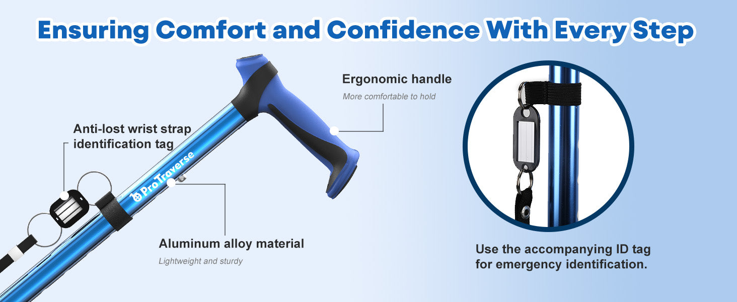 Walking cane designed for indoor floors and outdoor sidewalks