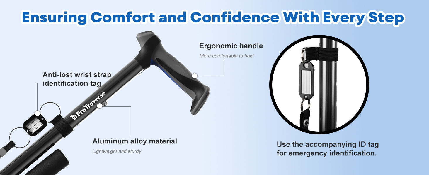 lightweight senior support cane