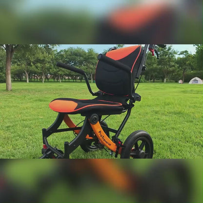 ProTraverse Adult Lightweight Foldable Wheelchair – Travel & All-Terrain