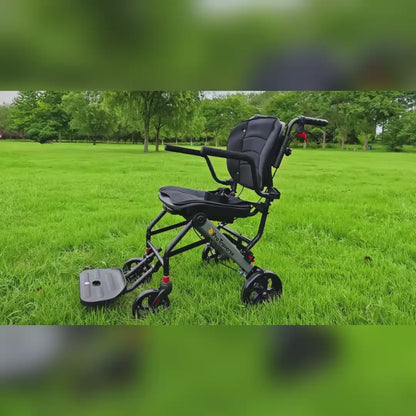 Foldable Wheelchair – Lightweight Travel Chair, Ergonomic Comfort, 5 Stylish Colors